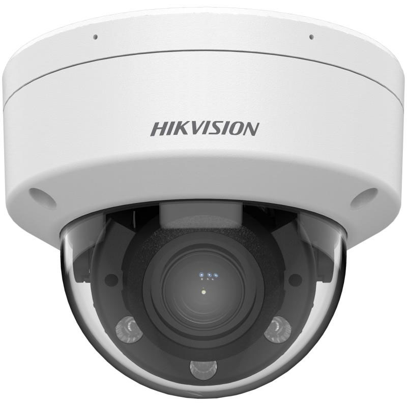 Domo IP 4 Megapíxel / Lente Motorizado 2.8 a 12 mm / Dual Light (30 mts IR + 30 mts Luz Blanca) / ACUSENSE Lite / Microfono Integrado / Exterior IP67 / IK08 / WDR 120 dB / PoE / ONVIF / Micro SD