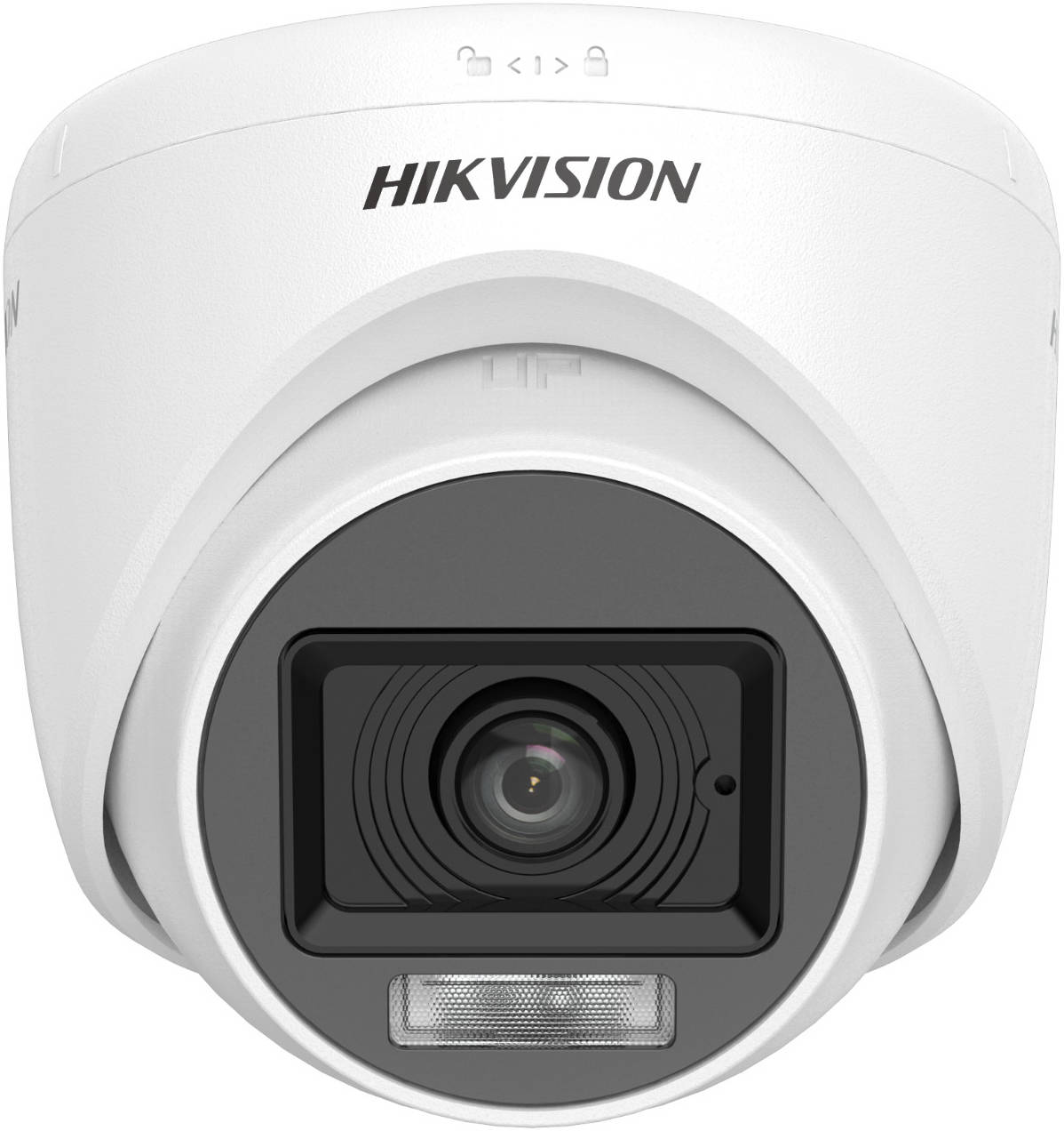 Domo TURBOHD 3K / 5MP HIBRIDA B/N - Color VU / IR 20 MTS / Lente 2.8 mm / Luz Blanca 20 mts / Exterior IP67 / Microfono Interconstruido
