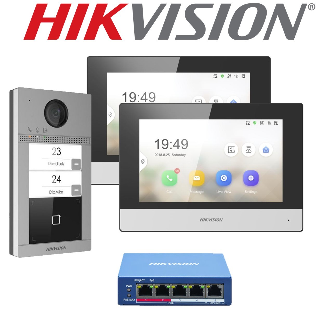 "VIDEOPORTERO PARA VILLA | 2 SERVICIOS | RESOLUCIÓN 2 MP | IP65 |TCP/IP | 2 RELES PARA APERTURA DE PUERTA | 12VDC | POE STANDARD |SOPORTA LECTURA DE TARJETA MIFARE | NO INCLUYE FUENTE"
